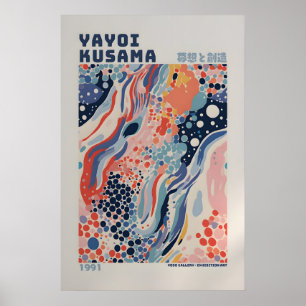 Yayoi Kusama Affisch - Abstrakt Yayoi Kusama Print