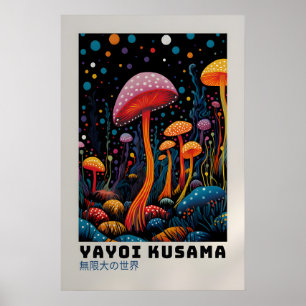 Yayoi Kusama Affisch - Abstrakt Yayoi Kusama Print