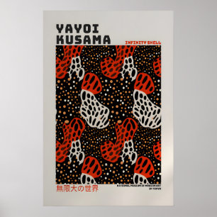 Yayoi Kusama Affisch - Abstrakt Yayoi Kusama Print