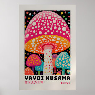 Yayoi Kusama Affisch - Abstrakt Yayoi Kusama Print