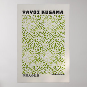 Yayoi Kusama Affisch - Abstrakt Yayoi Kusama Tryck