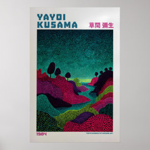 Yayoi Kusama Affisch - Landskap - Yayoi Kusama