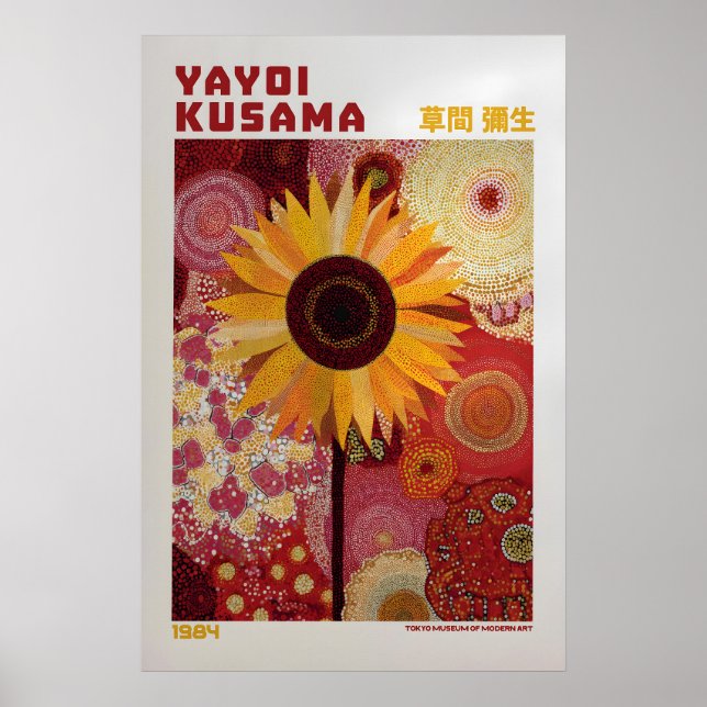 Yayoi Kusama Affisch - Yayoi Kusama Inspirerad (Framsidan)