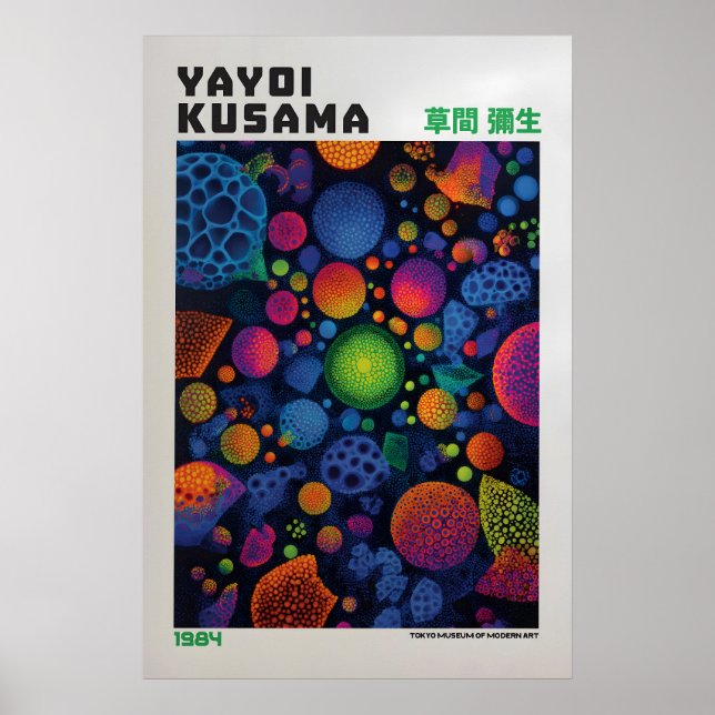 Yayoi Kusama Affisch - Yayoi Kusama Inspirerad (Framsidan)