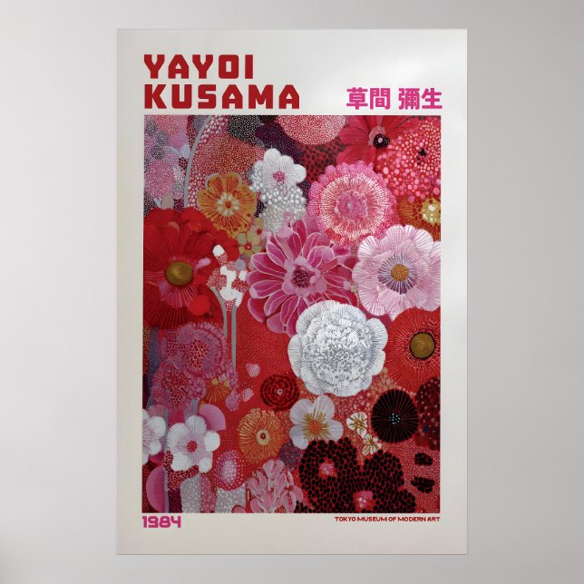 Yayoi Kusama Affisch - Yayoi Kusama Inspirerad (Framsidan)