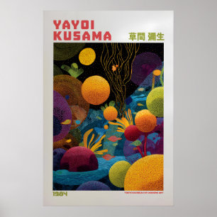 Yayoi Kusama Affisch - Yayoi Kusama Inspirerad