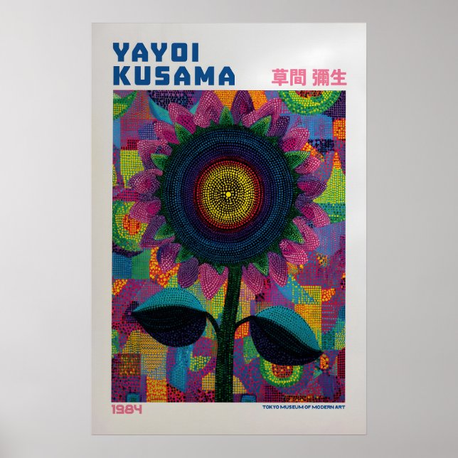 Yayoi Kusama Affisch - Yayoi Kusama Inspirerad (Framsidan)