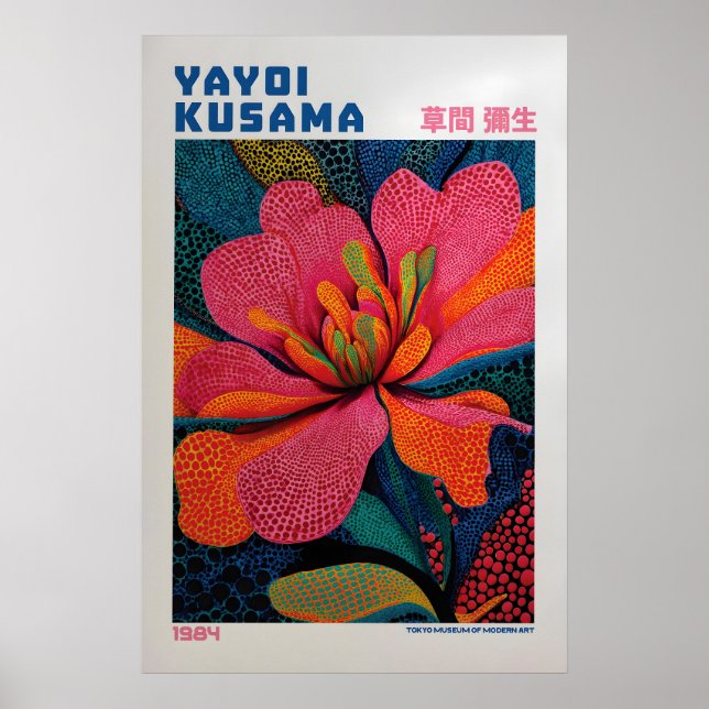 Yayoi Kusama Affisch - Yayoi Kusama Inspirerad (Framsidan)