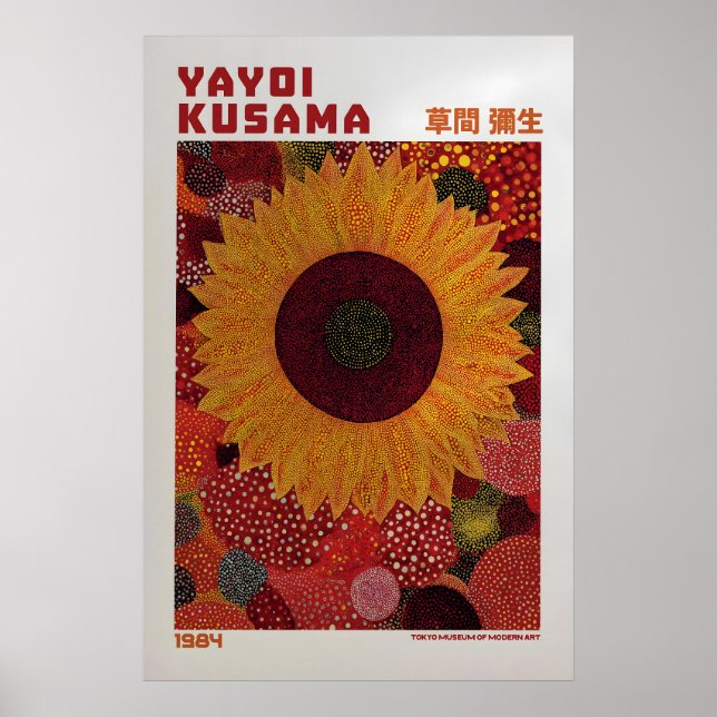 Yayoi Kusama Affisch - Yayoi Kusama Inspirerad (Framsidan)