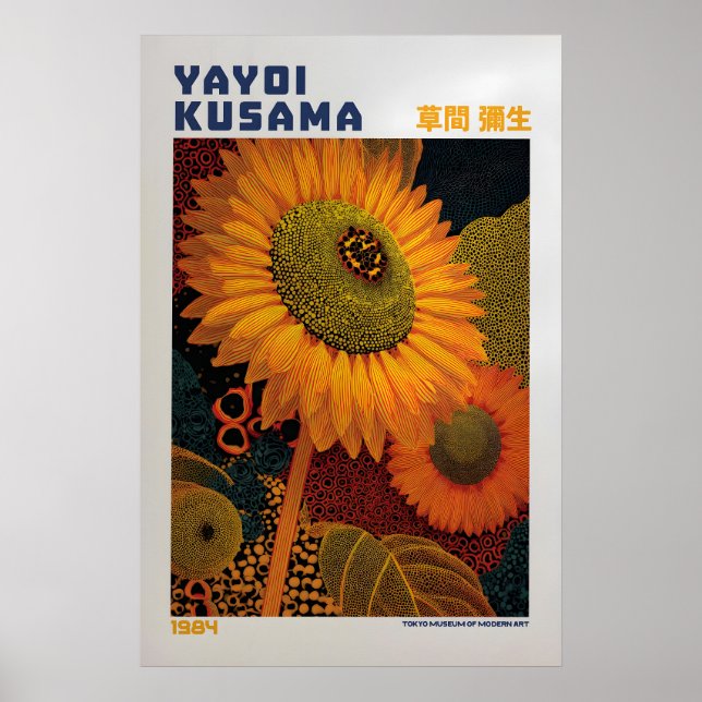 Yayoi Kusama Affisch - Yayoi Kusama Inspirerad (Framsidan)