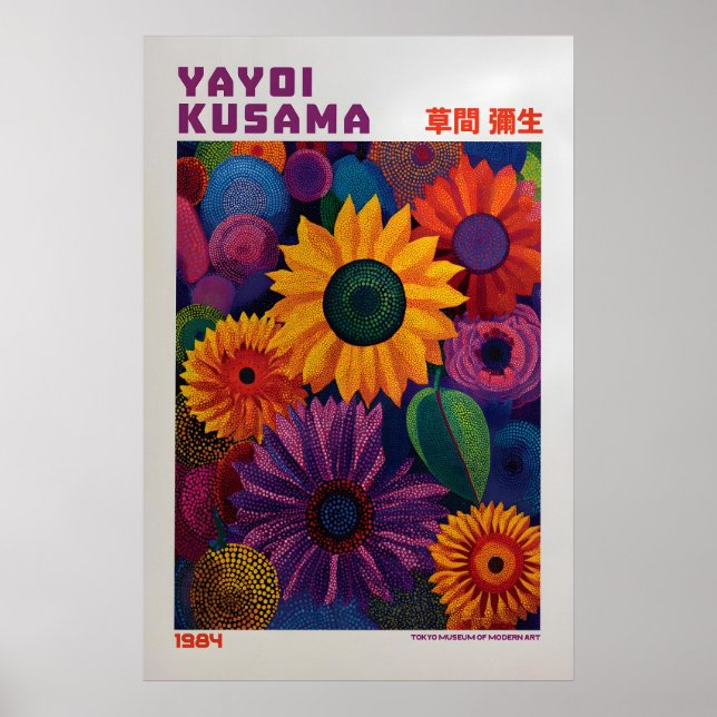 Yayoi Kusama Affisch - Yayoi Kusama Inspirerad (Framsidan)