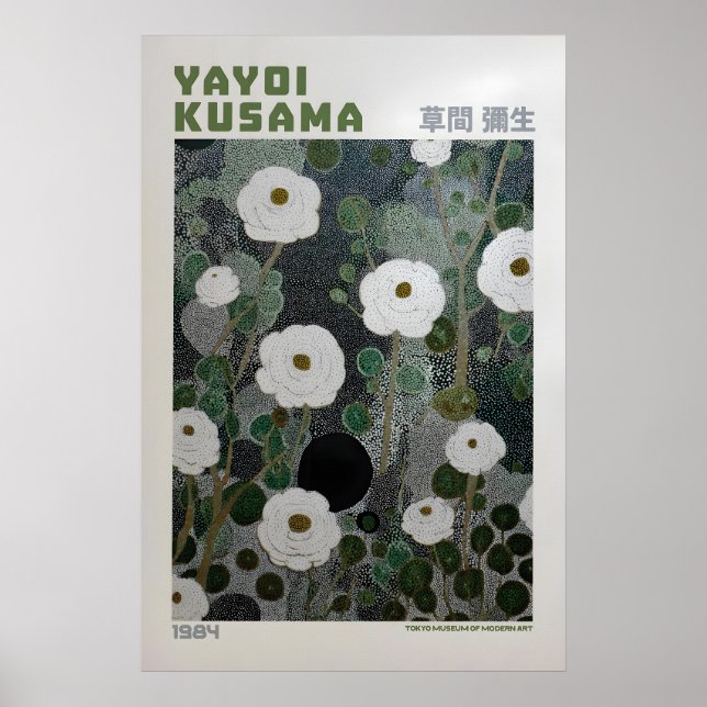 Yayoi Kusama Affisch - Yayoi Kusama Inspirerad Blo (Framsidan)