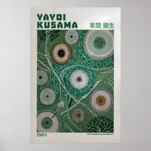 Yayoi Kusama Affisch - Yayoi Kusama Inspirerad Grö
