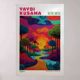 Yayoi Kusama Affisch - Yayoi Kusama Landskap