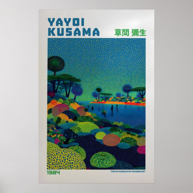 Yayoi Kusama Affisch - Yayoi Kusama Landskap (Framsidan)