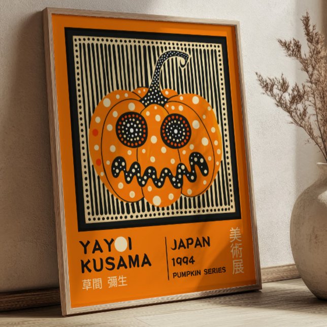 Yayoi Kusama Halloween Pumpkin Exhibition  Poster (Skapare uppladdad)
