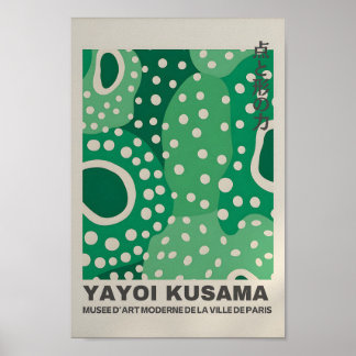 Yayoi Kusama Inspired Abstrakt Art Skriv ut Poster
