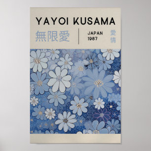 Yayoi Kusama Inspired Abstrakt Art Skriv ut Poster