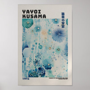 Yayoi Kusama Inspired Abstrakt Art Skriv ut Poster