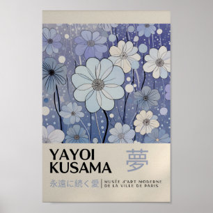 Yayoi Kusama Inspired Abstrakt Art Skriv ut Poster