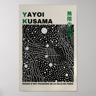 Yayoi Kusama Inspired Abstrakt Art Skriv ut Poster