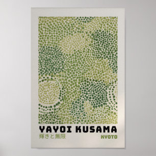 Yayoi Kusama Inspired Abstrakt Art Skriv ut Poster