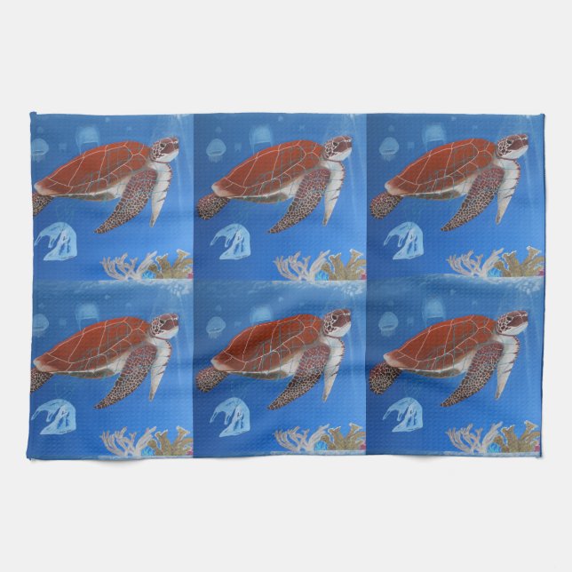 Yayoi Kusama Kökshandduk (Horisontell)