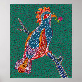 Yayoi Kusama konst målning Poster