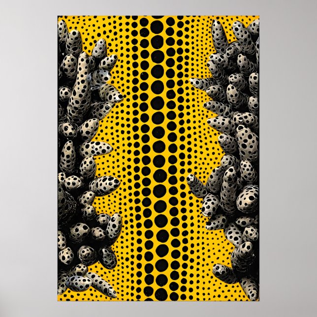 Yayoi Kusama konst målning Poster (Framsidan)