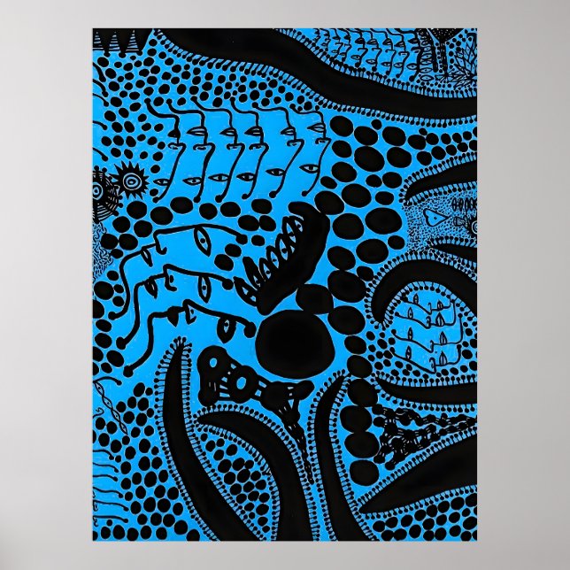 Yayoi Kusama konst Poster (Framsidan)