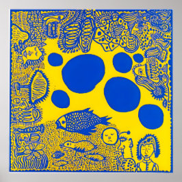 Yayoi Kusama konst Poster