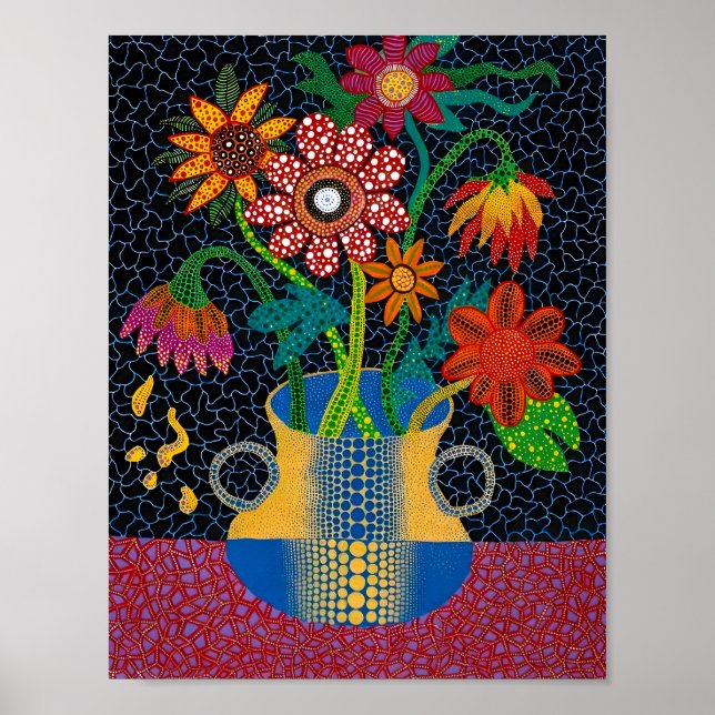 Yayoi Kusama konststil Poster (Framsidan)