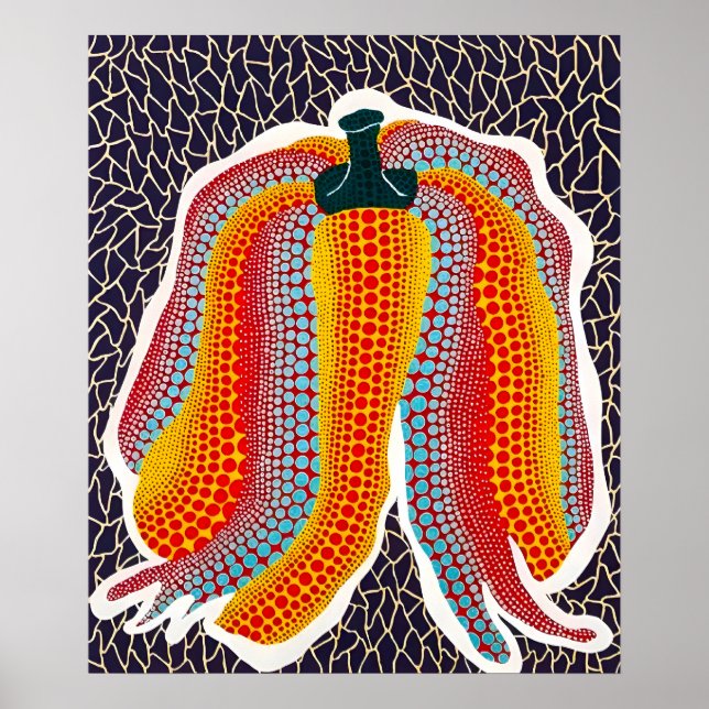 Yayoi Kusama-målning Poster (Framsidan)