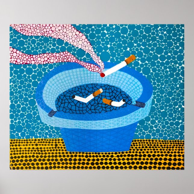 Yayoi Kusama målning Poster (Framsidan)