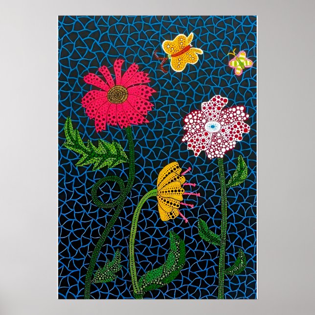 Yayoi Kusama-målning Poster (Framsidan)