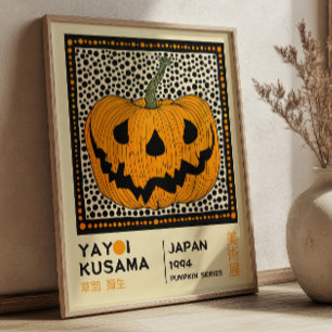 Yayoi Kusama Pop Art Pumpa-utställning Poster