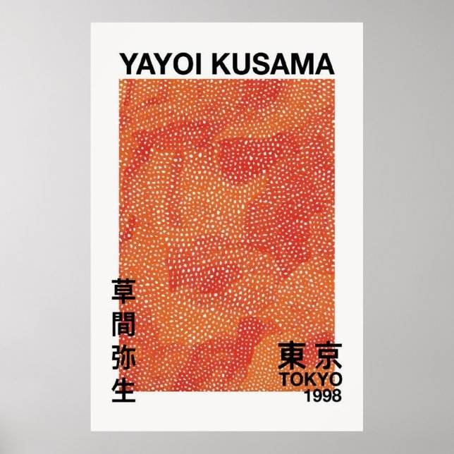 Yayoi Kusama Poster (Framsidan)