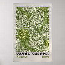 Yayoi Kusama Poster - Abstrakt Yayoi Kusama Skriv