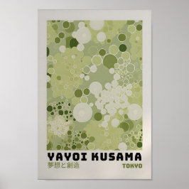 Yayoi Kusama Poster - Abstrakt Yayoi Kusama Skriv 