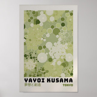 Yayoi Kusama Poster - Abstrakt Yayoi Kusama Skriv