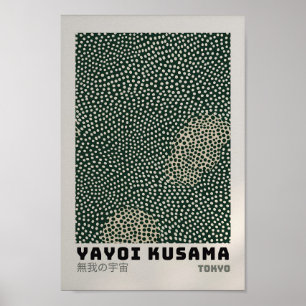 Yayoi Kusama Poster - Abstrakt Yayoi Kusama Skriv