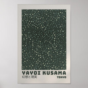 Yayoi Kusama Poster - Abstrakt Yayoi Kusama Skriv