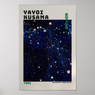 Yayoi Kusama Poster - Abstrakt Yayoi Kusama Skriv