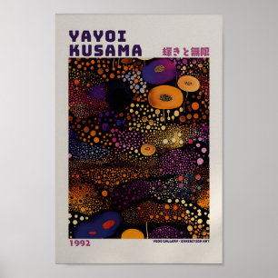 Yayoi Kusama Poster - Abstrakt Yayoi Kusama Skriv
