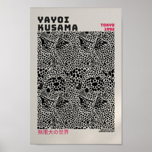 Yayoi Kusama Poster - Abstrakt Yayoi Kusama Skriv