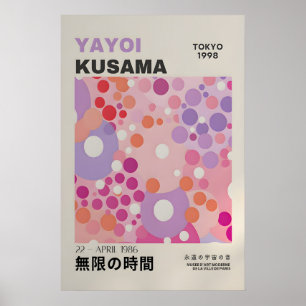 Yayoi Kusama Print - Abstrakt Yayoi Kusama Affisch