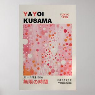 Yayoi Kusama Print - Abstrakt Yayoi Kusama Affisch