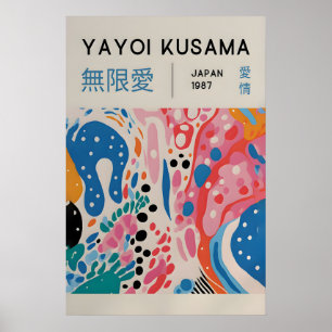 Yayoi Kusama Print - Japansk Väggkonst - Hemvägg