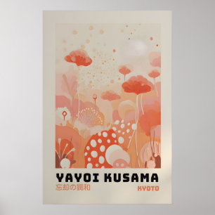 Yayoi Kusama Print - Japansk Väggkonst - Hemvägg