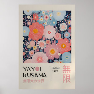 Yayoi Kusama Print - Japansk Väggkonst - Hemvägg
